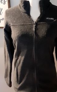 Columbia brand, sz L 14/16, Dk gray, fleece jacket
